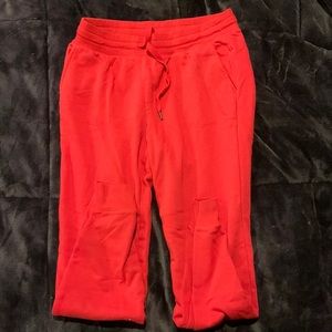 Red Old Navy Sweatpants